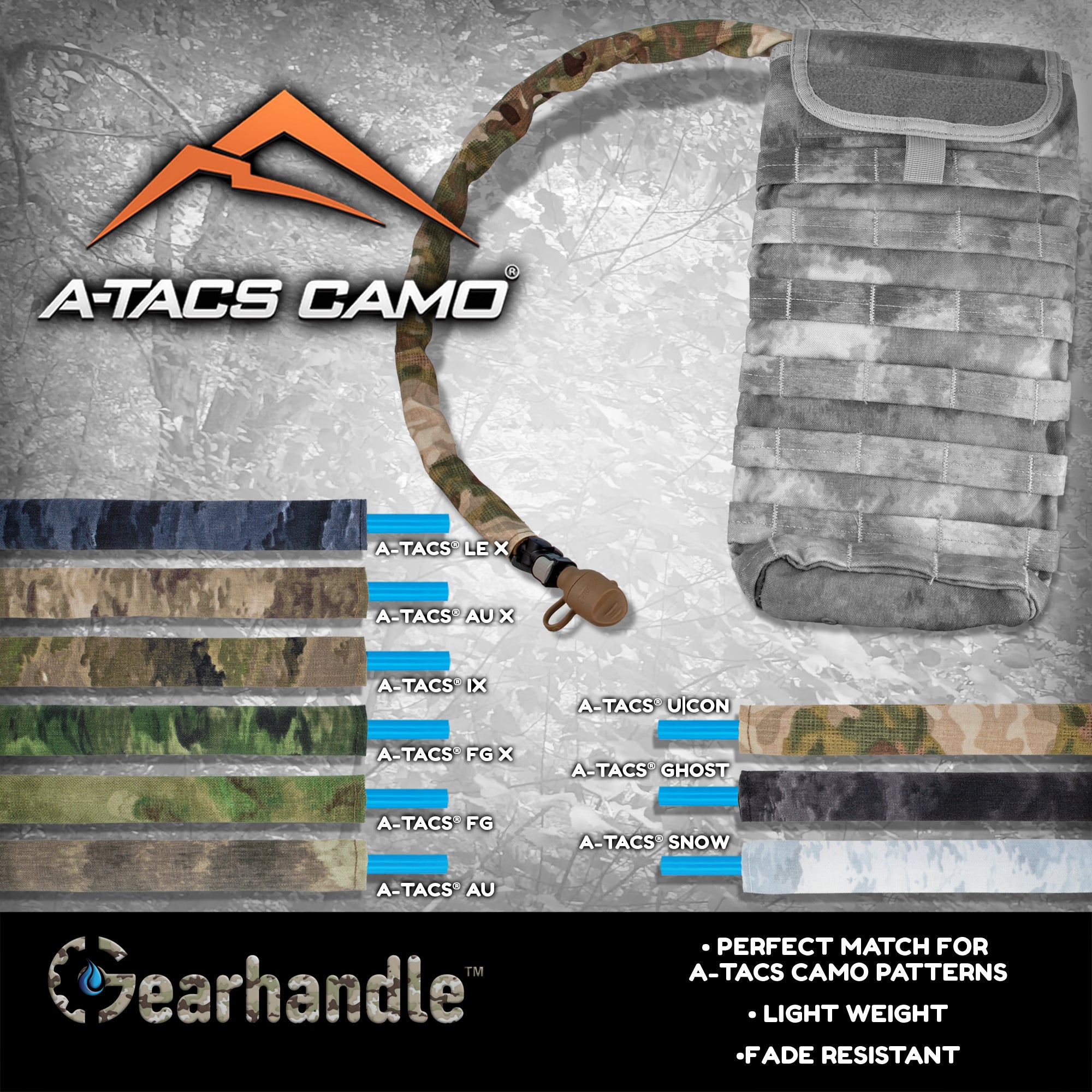 a tacs fg tarp A-TACS FG-X Non Insulated Drink Tube Sleeve 43" Length