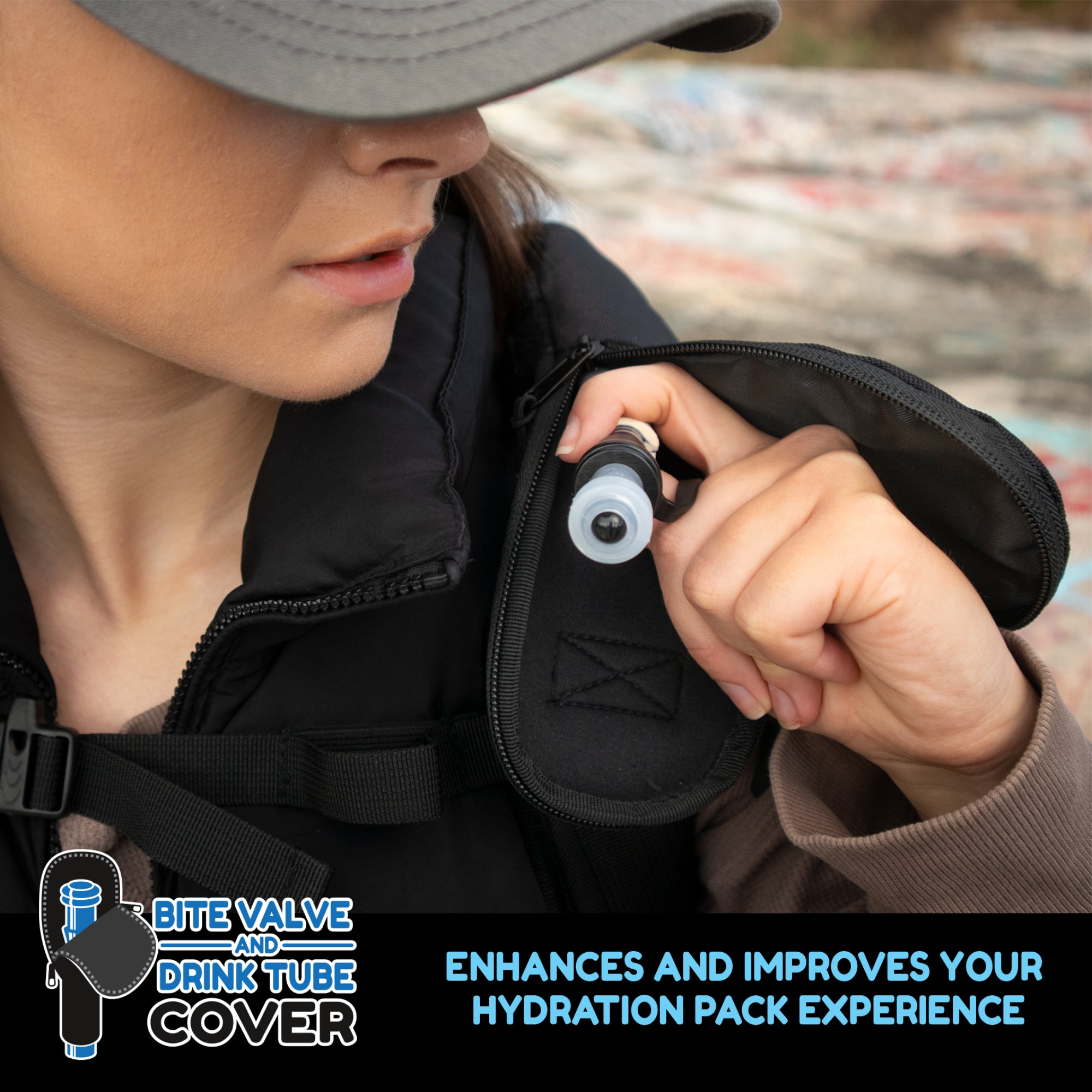 osprey hydration pack bite valve cover Drink Tube and Bite Valve Cover