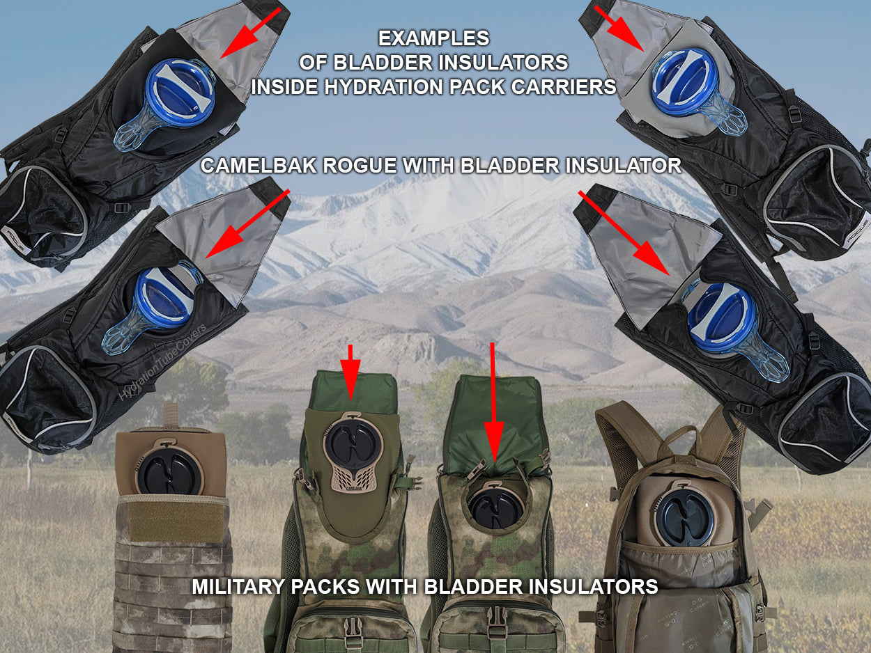 Bladder Insulation for Camelbak Water Bladder Reservoirs