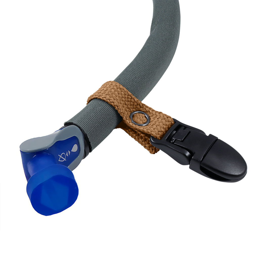 stokke xplory seat rail Coyote Brown Drink Tube Lanyard Clip