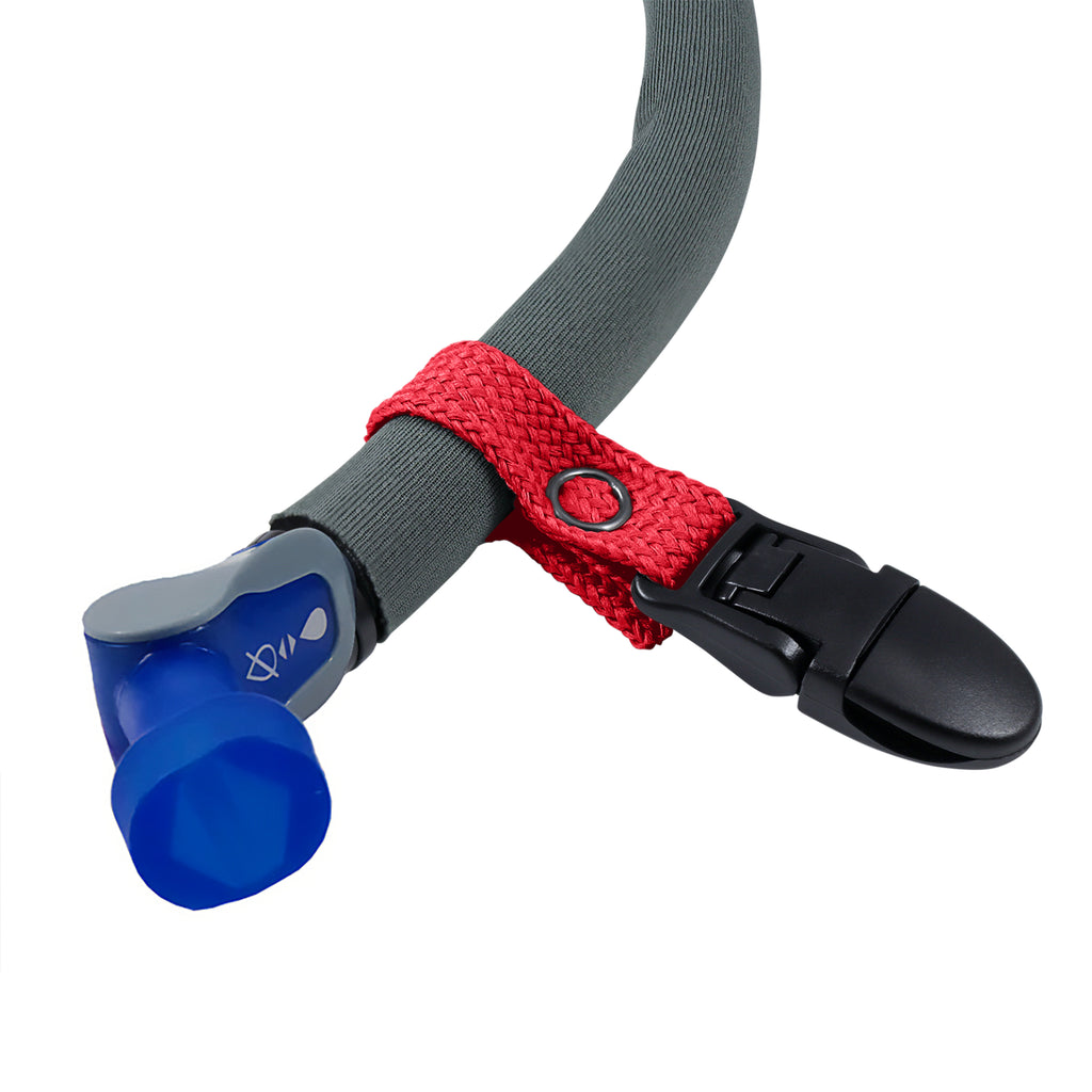 PR-011 【夏祭り】 CLAMP in CARDLAND Red Drink Tube Lanyard Clip | Gearhandle.com